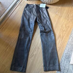 Remain by Lynn Leather  black leather pants